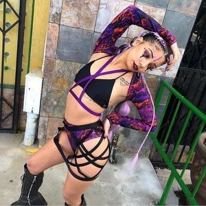 Freedom Rave Wear Bandage Skirt